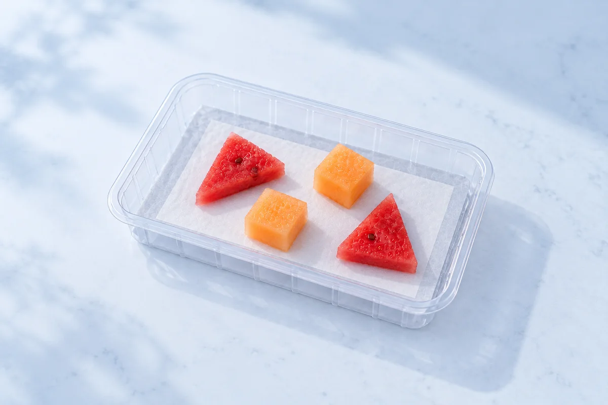 Obst und frisch geschnittene Produkte
