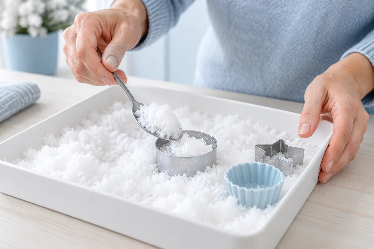 Creazioni manuali con la neve